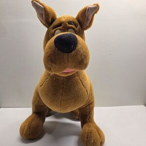 Large Scooby Doo Plush Poseable Limbs Vintage No Tag Flaws Photographed